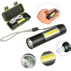Mini USB Rechargeable LED Mini Flashlight