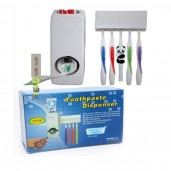 Automatic Toothpaste Dispenser And Brush Holder Set