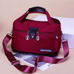 Large Capacity Waterproof Anti-theft Fashion  Lades Bag   ( Maroon colour )
