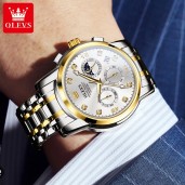 OLEVS Men's Watch Waterproof Diamond set Men 