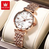 OLEVS 6642 Romantic Sea Blue Watch For Women