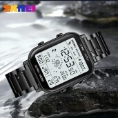 SKMEI Men and Women Electronic Watch Multi-purpose Watch Black 